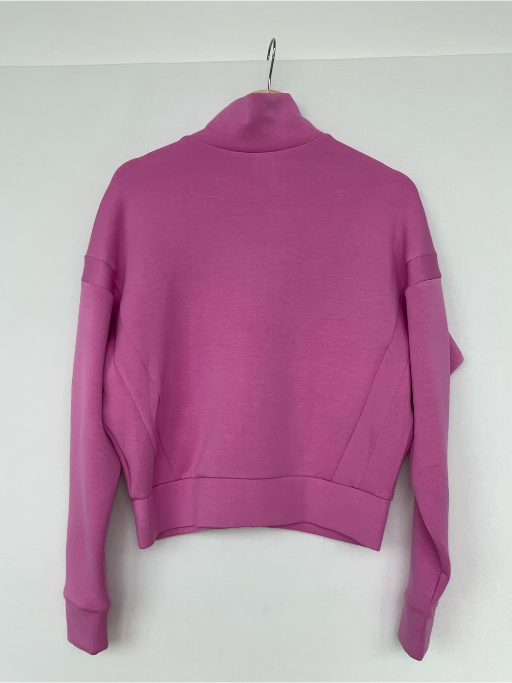 SPANX Air Essentials Pink Zip-Front Track Jacket - Picture 4 of 6